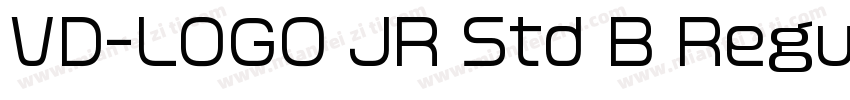 VD-LOGO JR Std B Regular字体转换